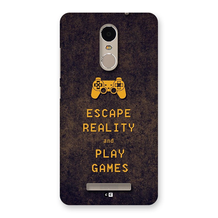 Escape Reality Back Case for Redmi Note 3