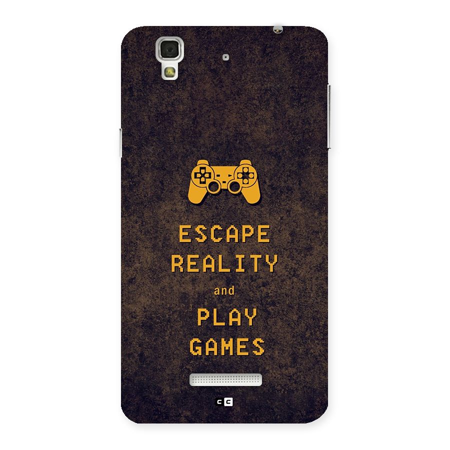 Escape Reality Back Case for Yureka