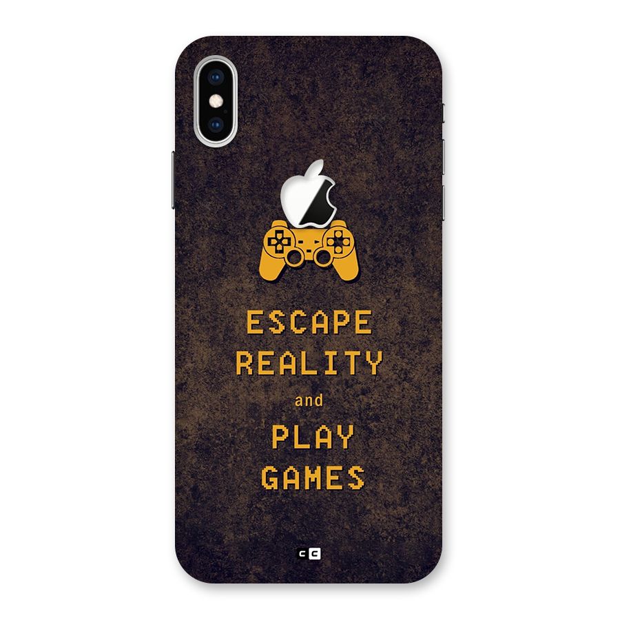 Escape Reality Back Case for iPhone XS Max Apple Cut