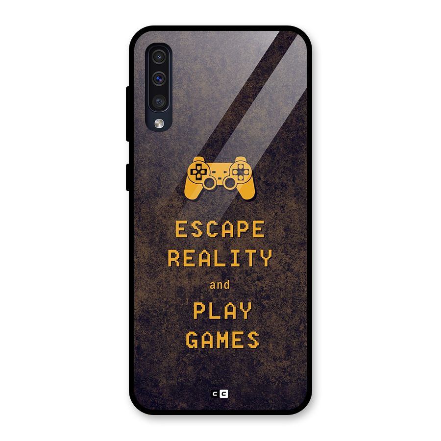 Escape Reality Glass Back Case for Galaxy A50