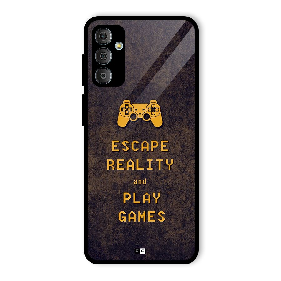 Escape Reality Glass Back Case for Galaxy F23