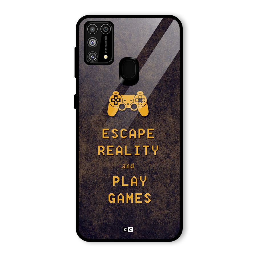 Escape Reality Glass Back Case for Galaxy F41