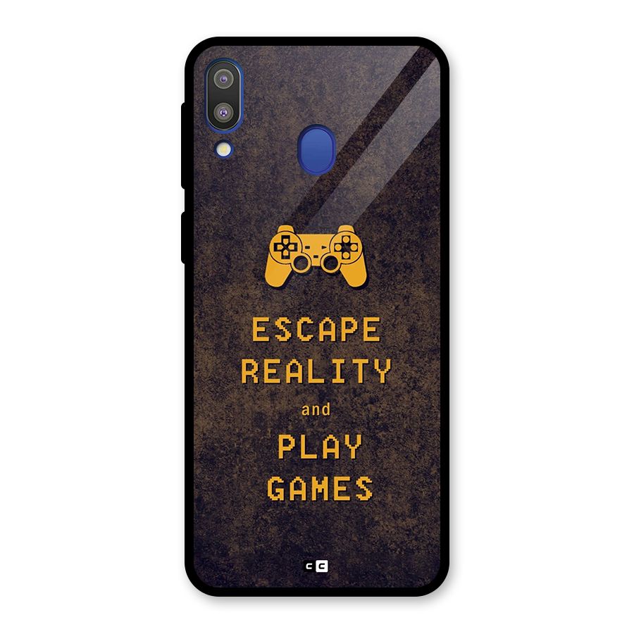 Escape Reality Glass Back Case for Galaxy M20