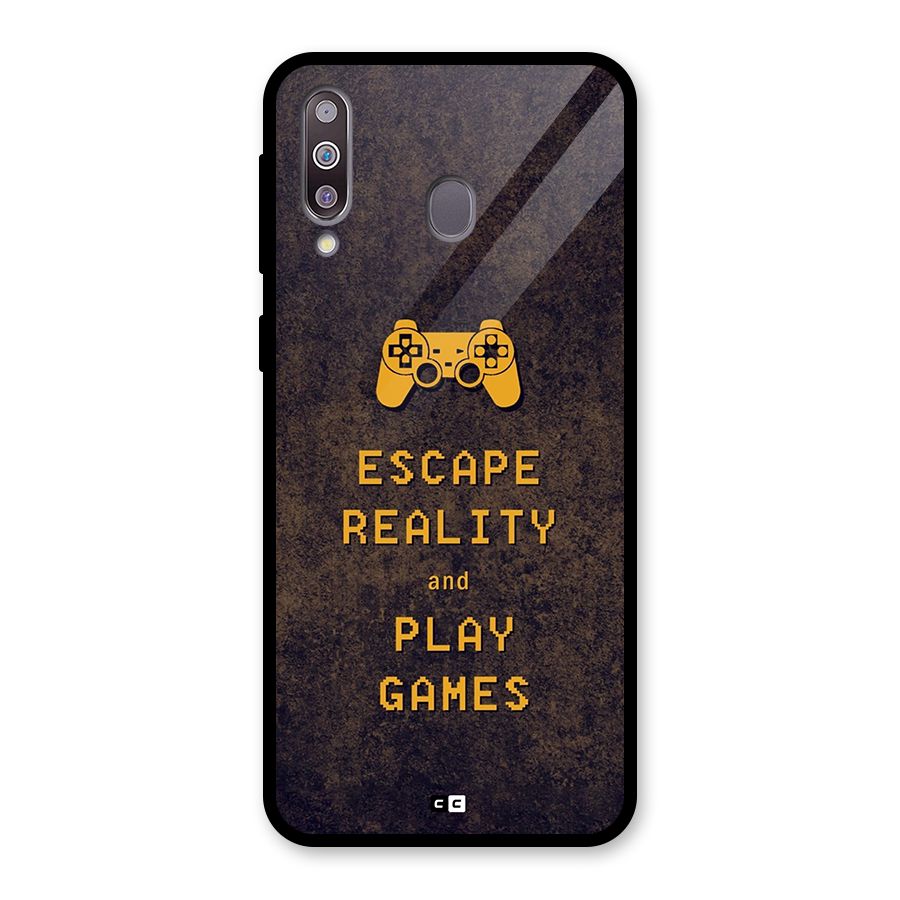 Escape Reality Glass Back Case for Galaxy M30