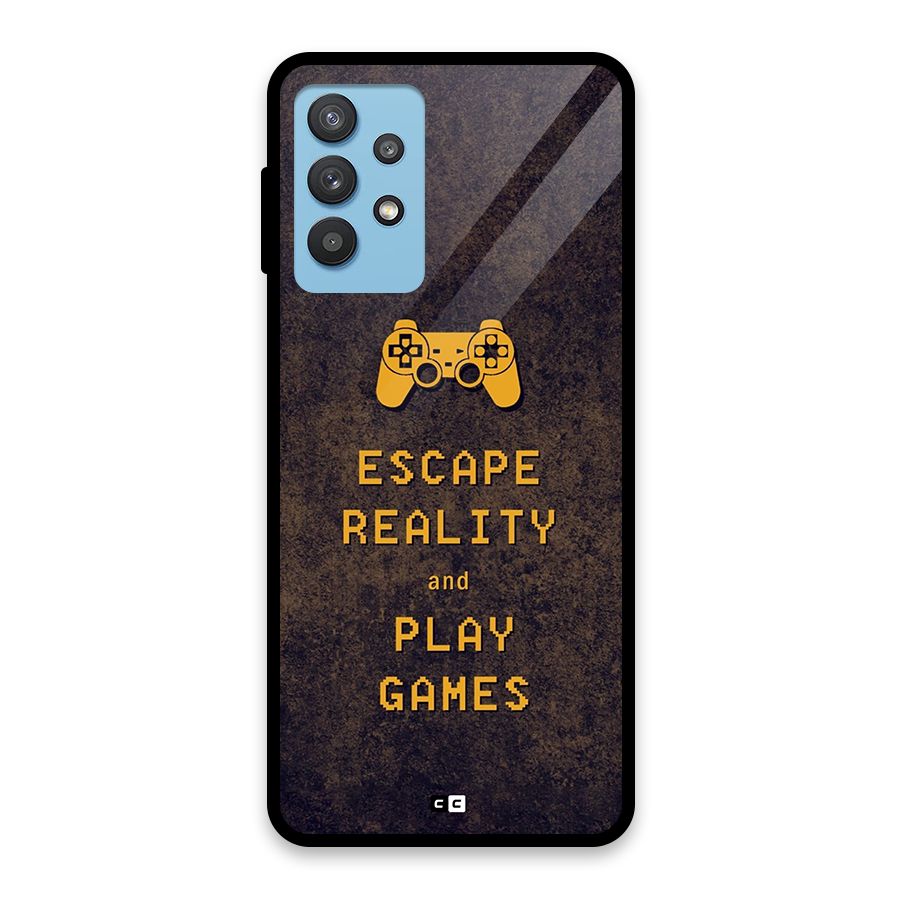 Escape Reality Glass Back Case for Galaxy M32 5G