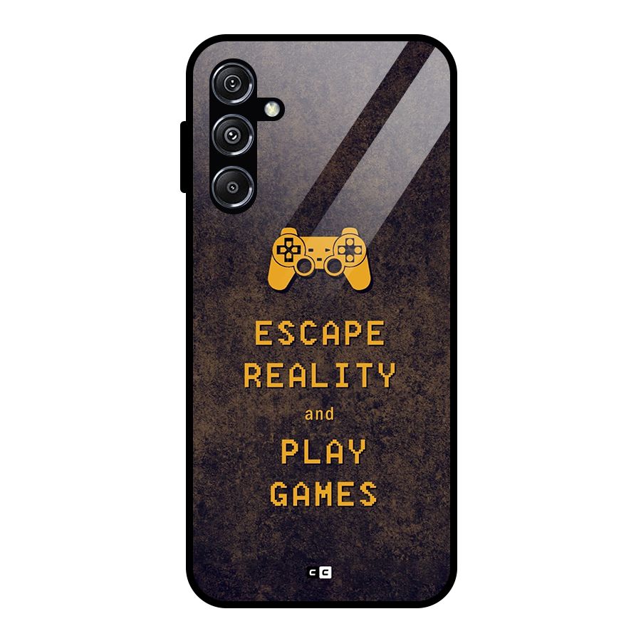 Escape Reality Glass Back Case for Galaxy M34 5G