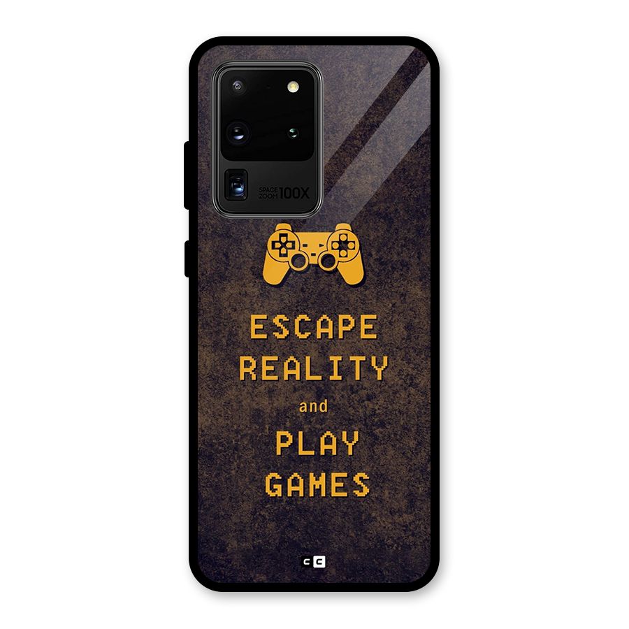 Escape Reality Glass Back Case for Galaxy S20 Ultra