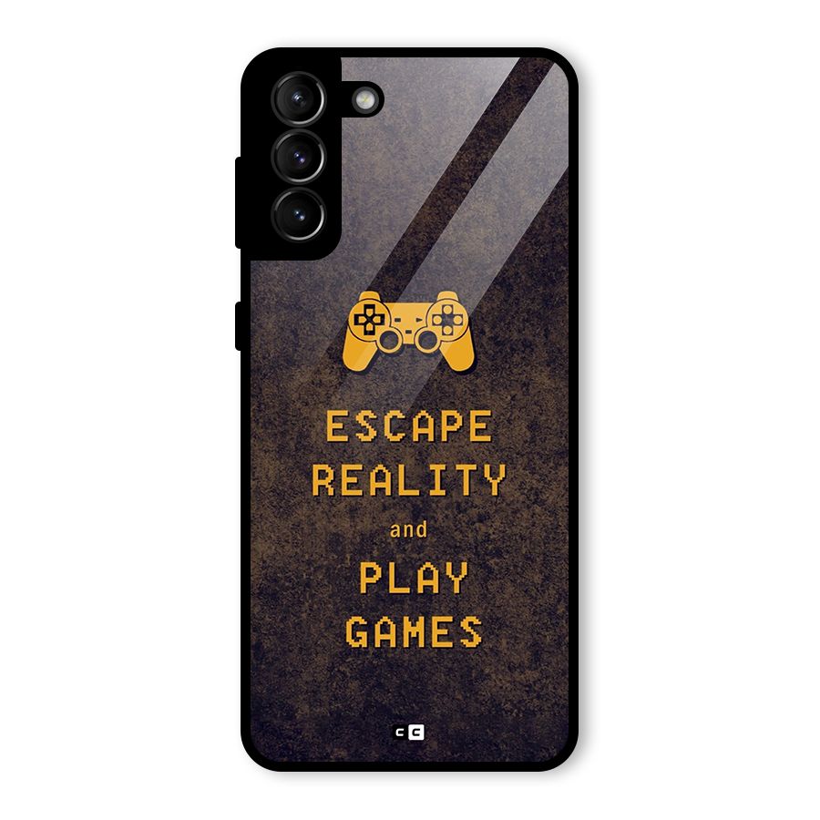 Escape Reality Glass Back Case for Galaxy S21 Plus