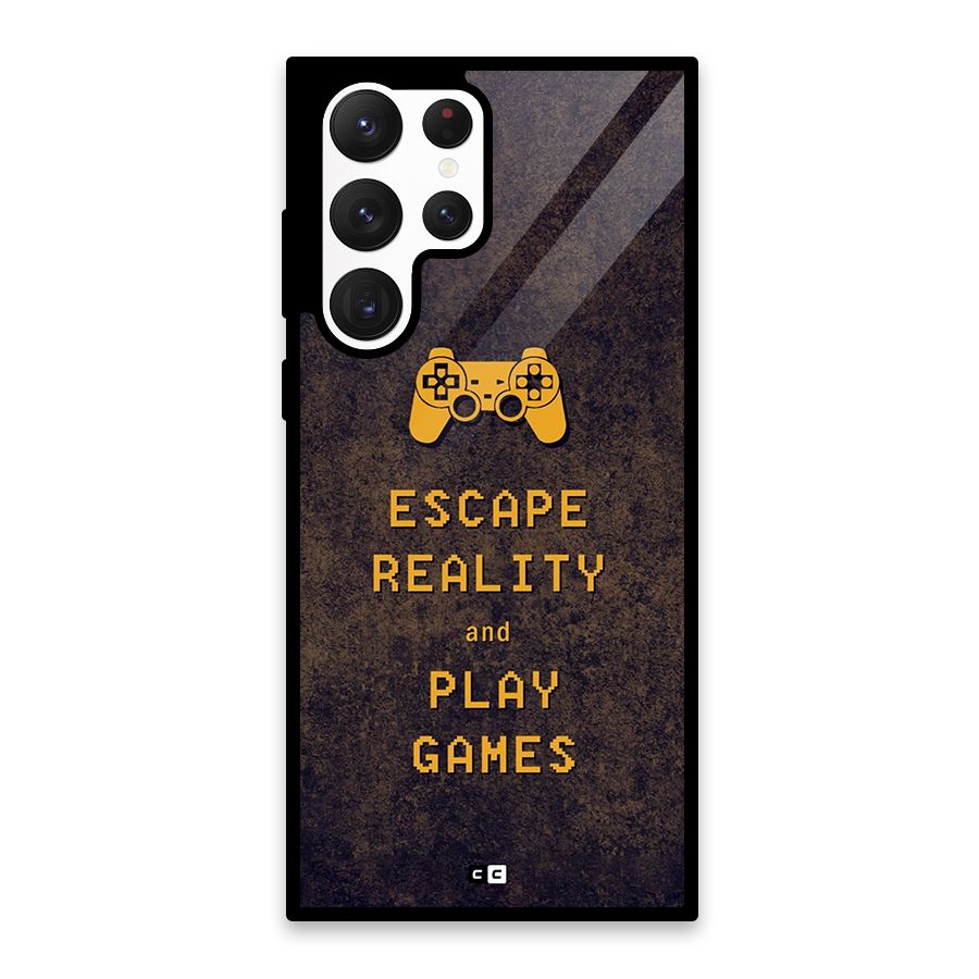 Escape Reality Glass Back Case for Galaxy S22 Ultra 5G