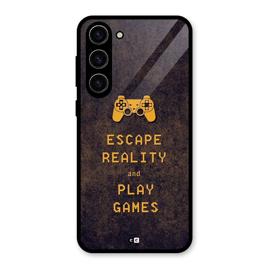 Escape Reality Glass Back Case for Galaxy S23 Plus