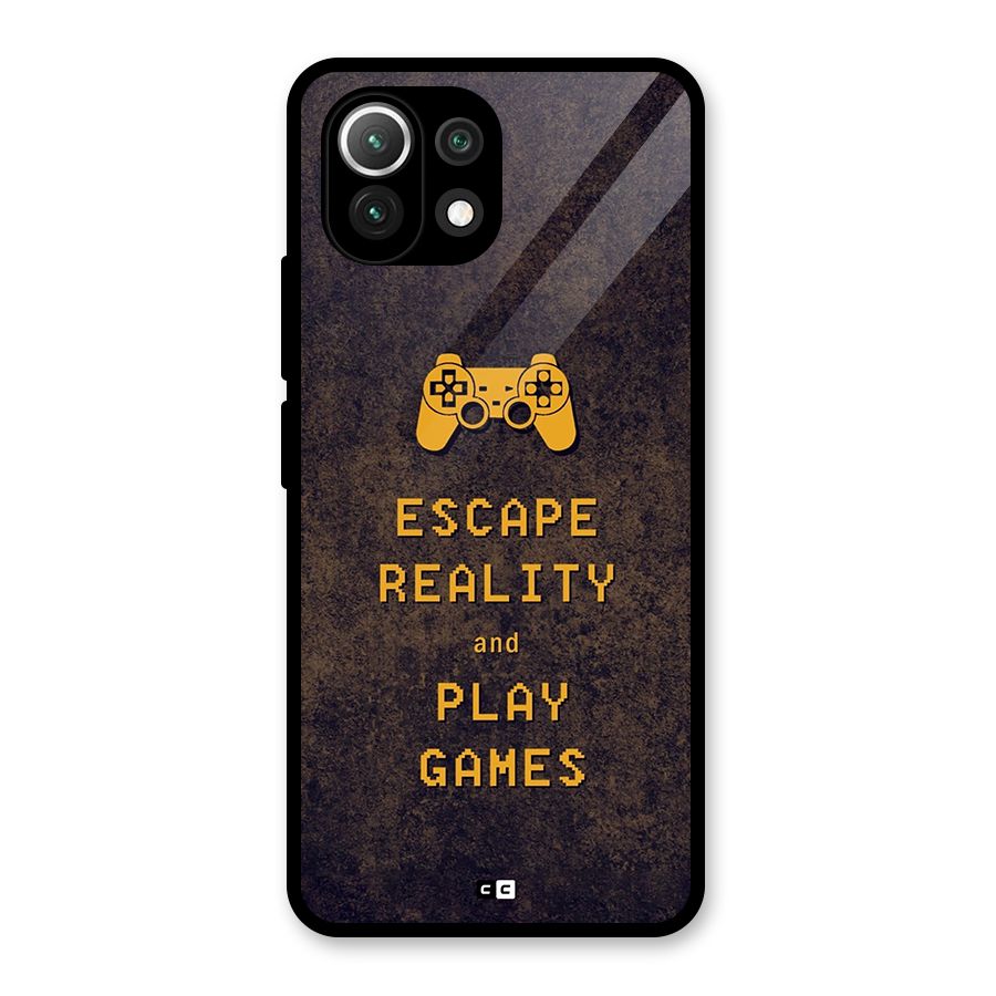 Escape Reality Glass Back Case for Mi 11 Lite NE 5G