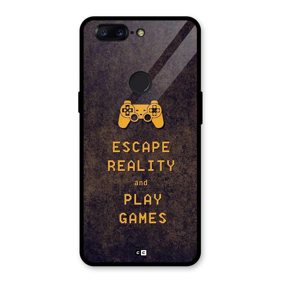 Escape Reality Glass Back Case for OnePlus 5T