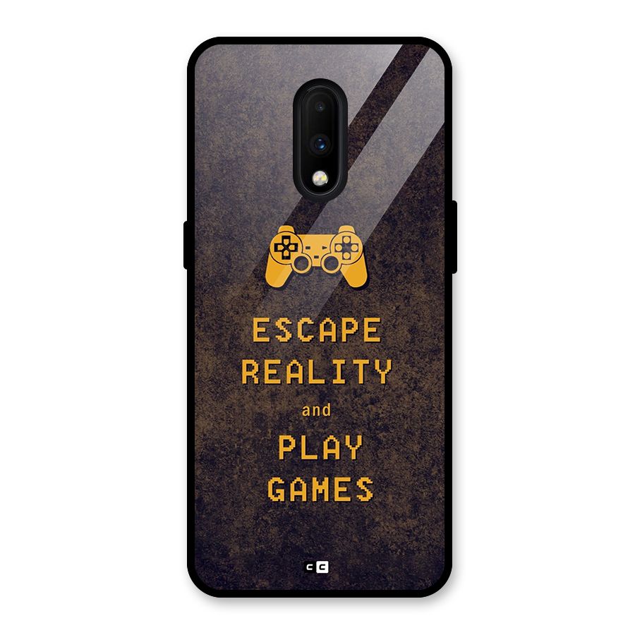 Escape Reality Glass Back Case for OnePlus 7