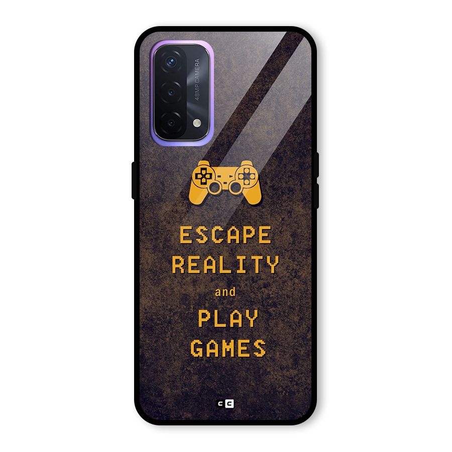 Escape Reality Glass Back Case for Oppo A74 5G