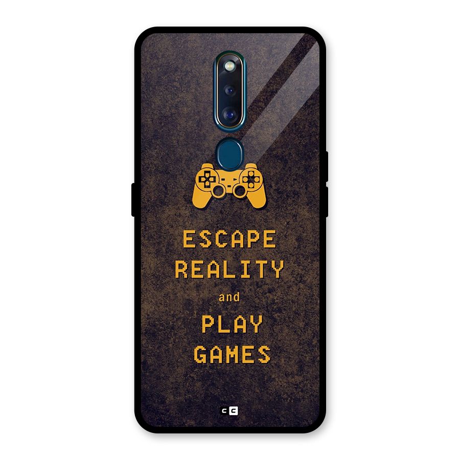 Escape Reality Glass Back Case for Oppo F11 Pro