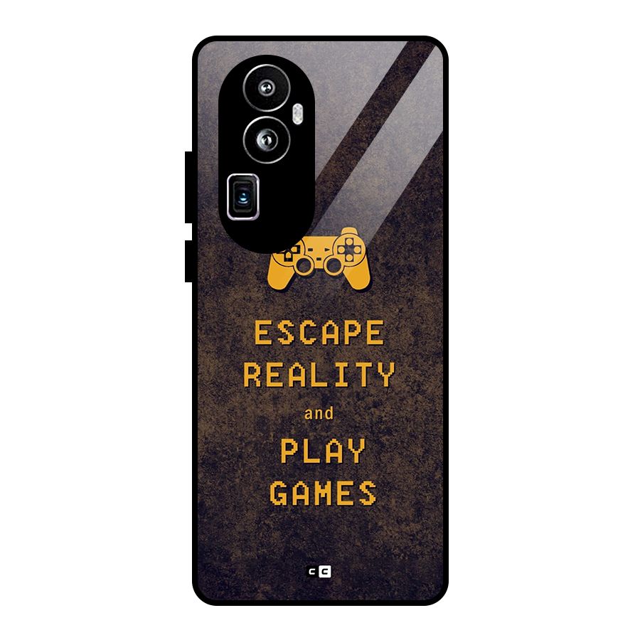 Escape Reality Glass Back Case for Oppo Reno10 Pro Plus