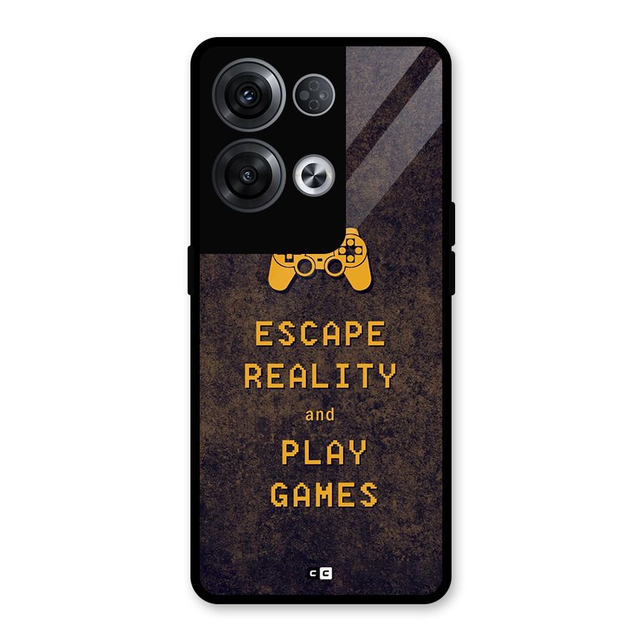 Escape Reality Glass Back Case for Oppo Reno8 Pro 5G