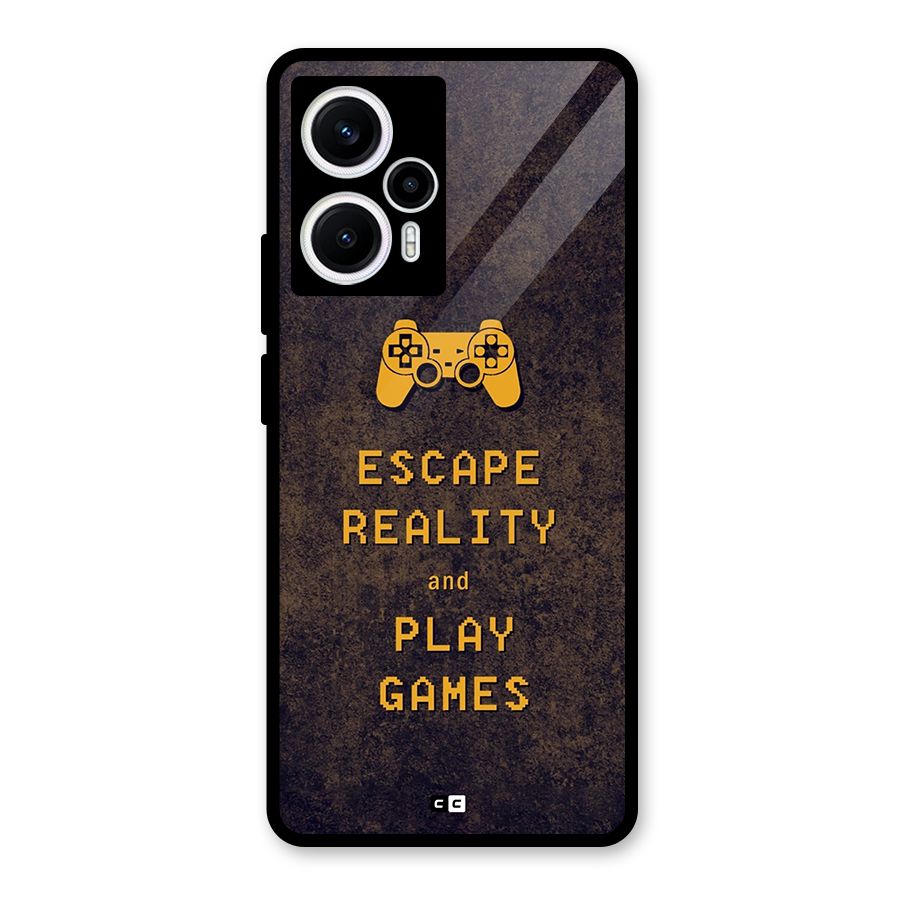 Escape Reality Glass Back Case for Poco F5