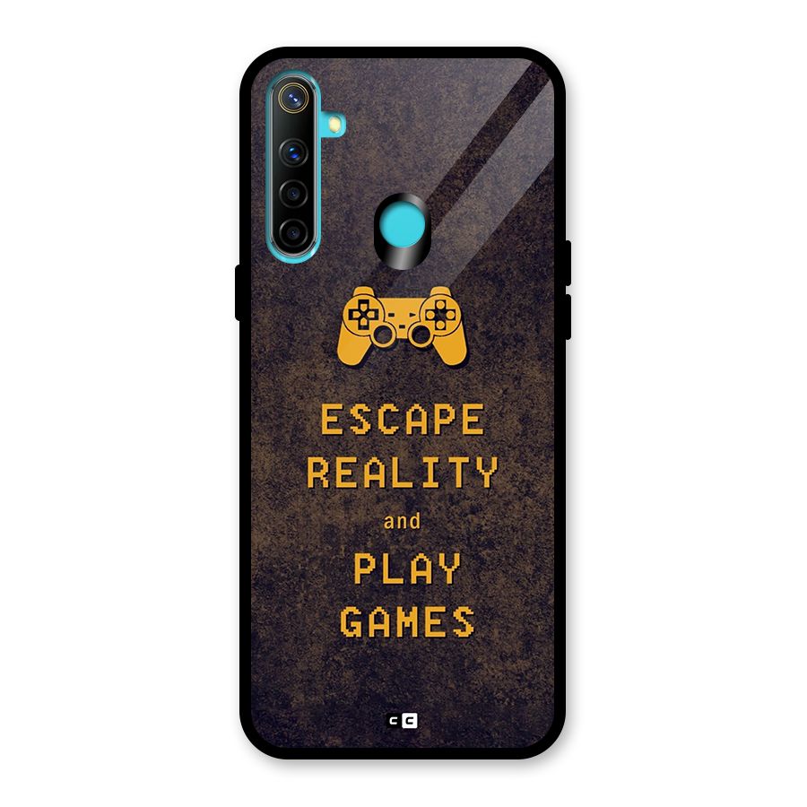 Escape Reality Glass Back Case for Realme 5