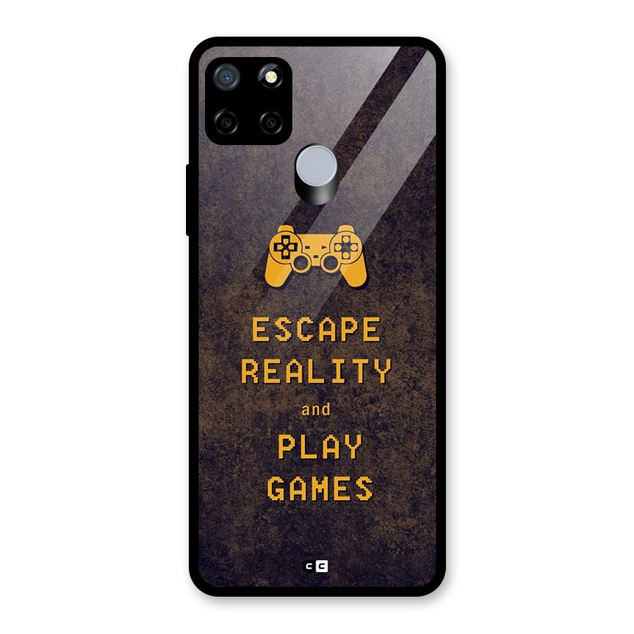 Escape Reality Glass Back Case for Realme Narzo 30A