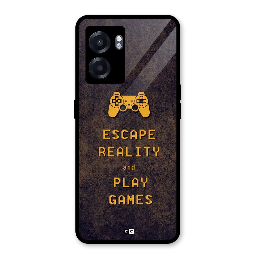 Escape Reality Glass Back Case for Realme Narzo 50 5G