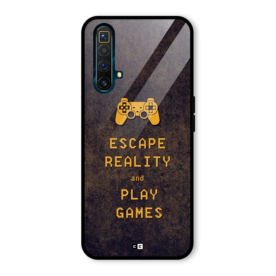 Escape Reality Glass Back Case for Realme X3