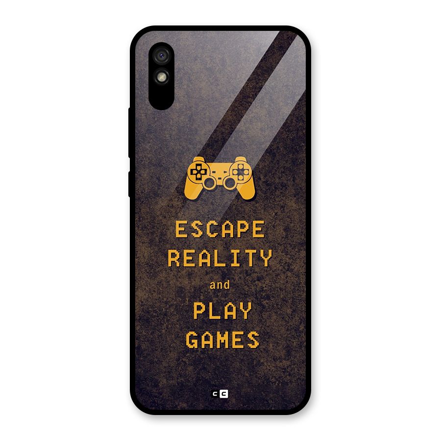 Escape Reality Glass Back Case for Redmi 9A