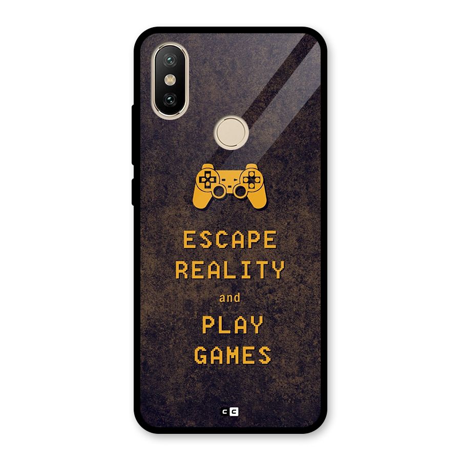 Escape Reality Glass Back Case for Redmi A2