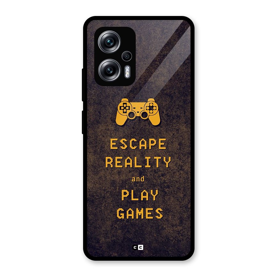 Escape Reality Glass Back Case for Redmi K50i