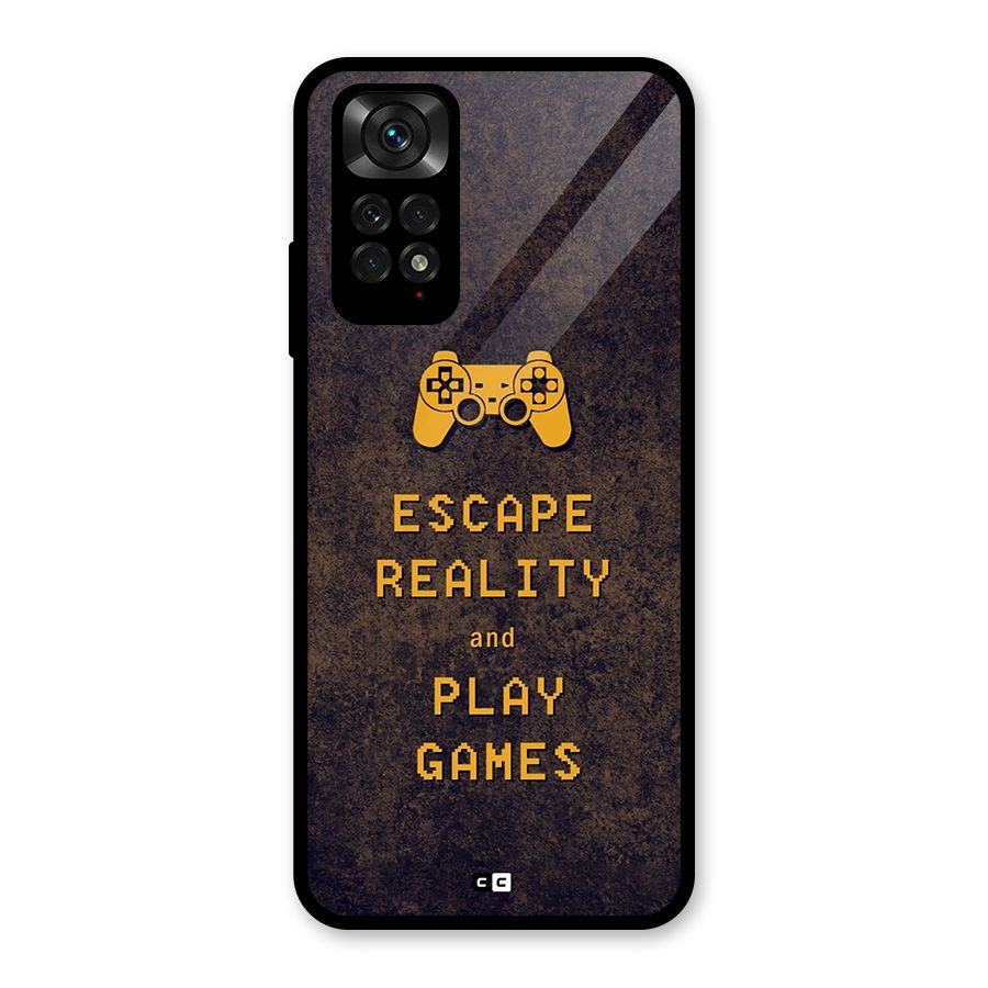 Escape Reality Glass Back Case for Redmi Note 11S