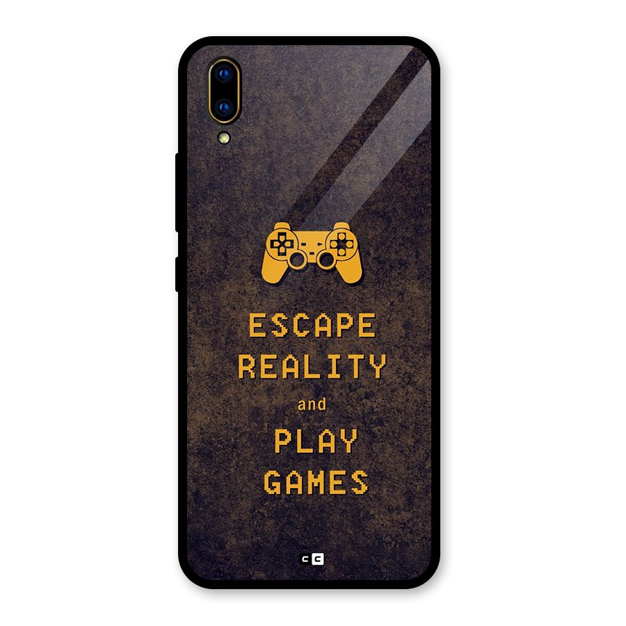Escape Reality Glass Back Case for Vivo V11 Pro