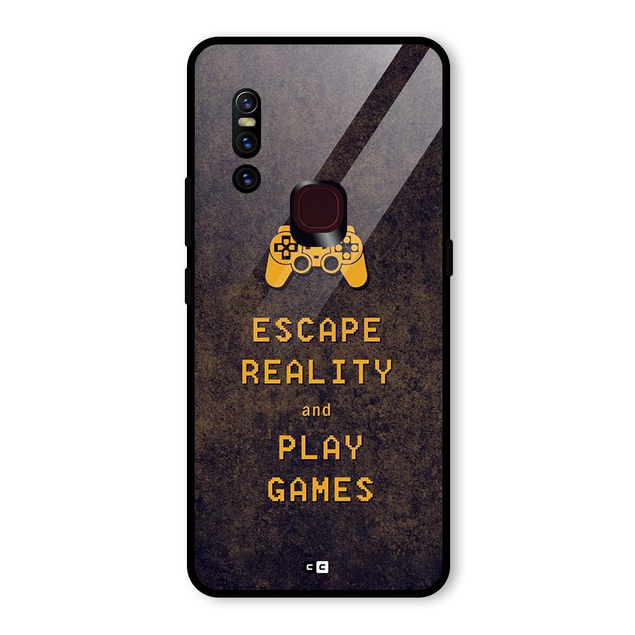 Escape Reality Glass Back Case for Vivo V15