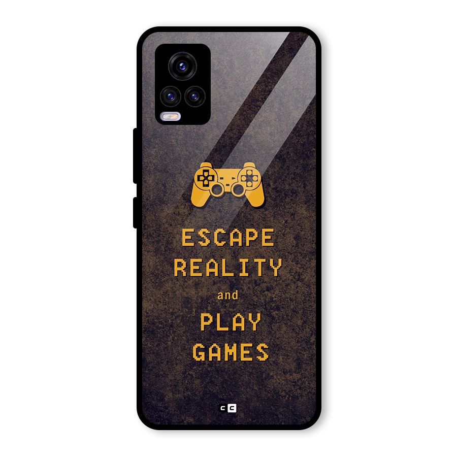 Escape Reality Glass Back Case for Vivo V20