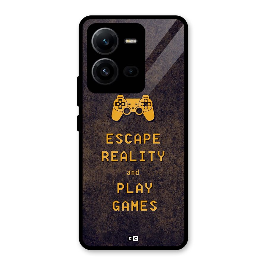 Escape Reality Glass Back Case for Vivo V25