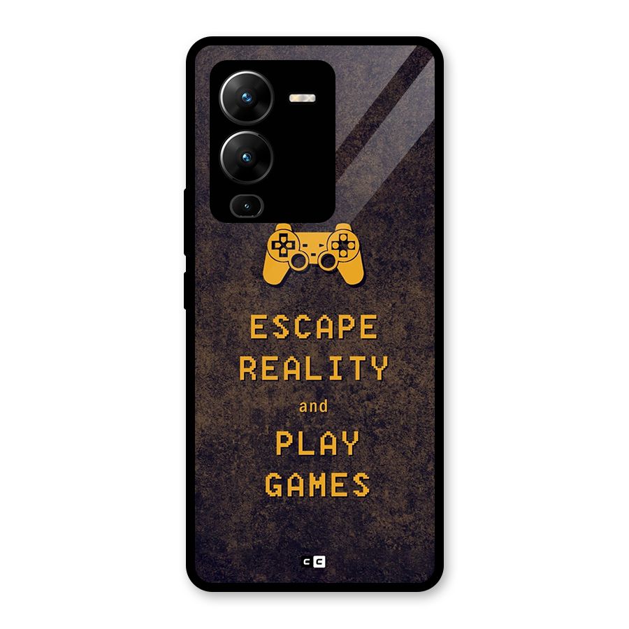 Escape Reality Glass Back Case for Vivo V25 Pro