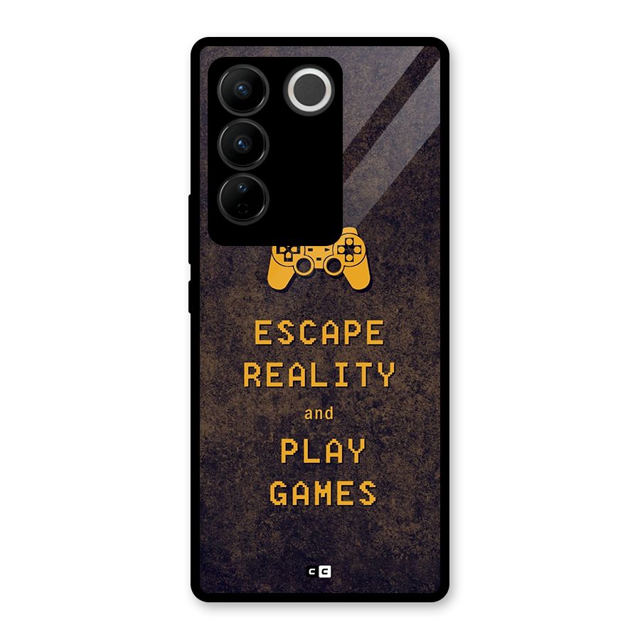 Escape Reality Glass Back Case for Vivo V27