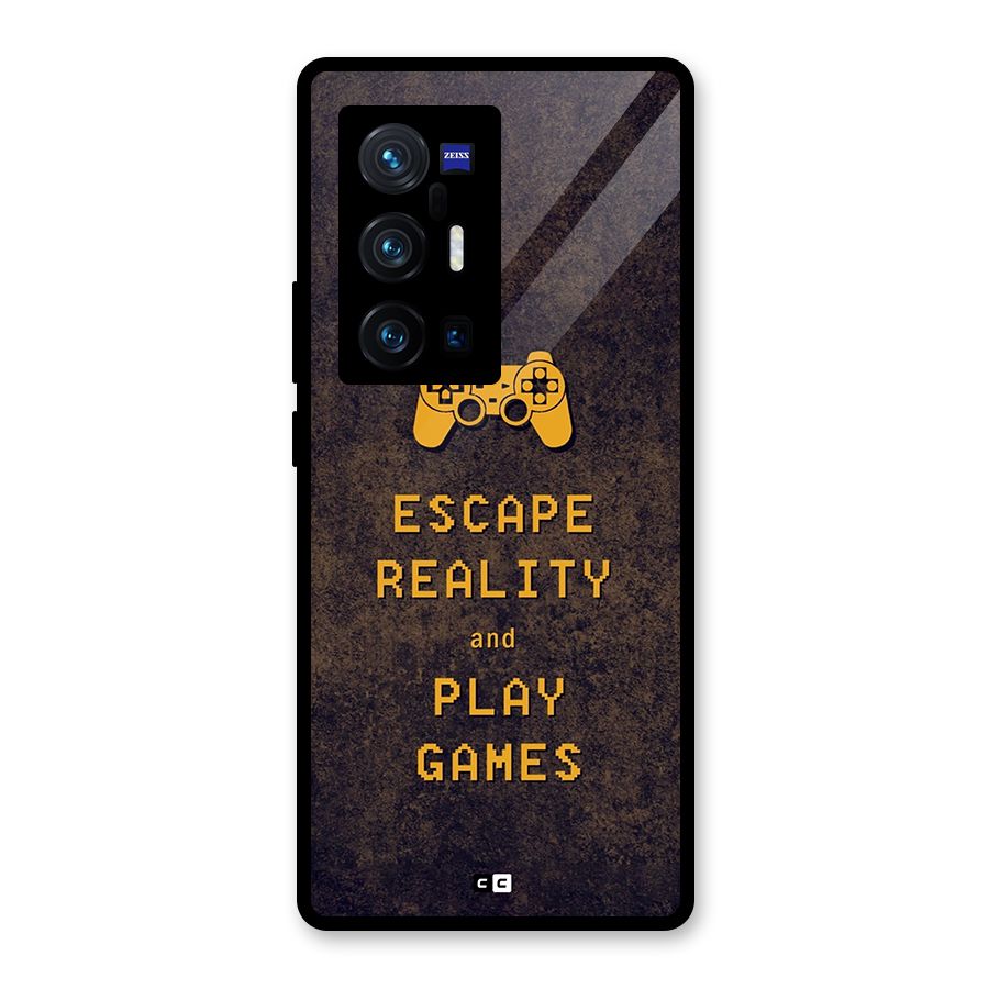 Escape Reality Glass Back Case for Vivo X70 Pro Plus