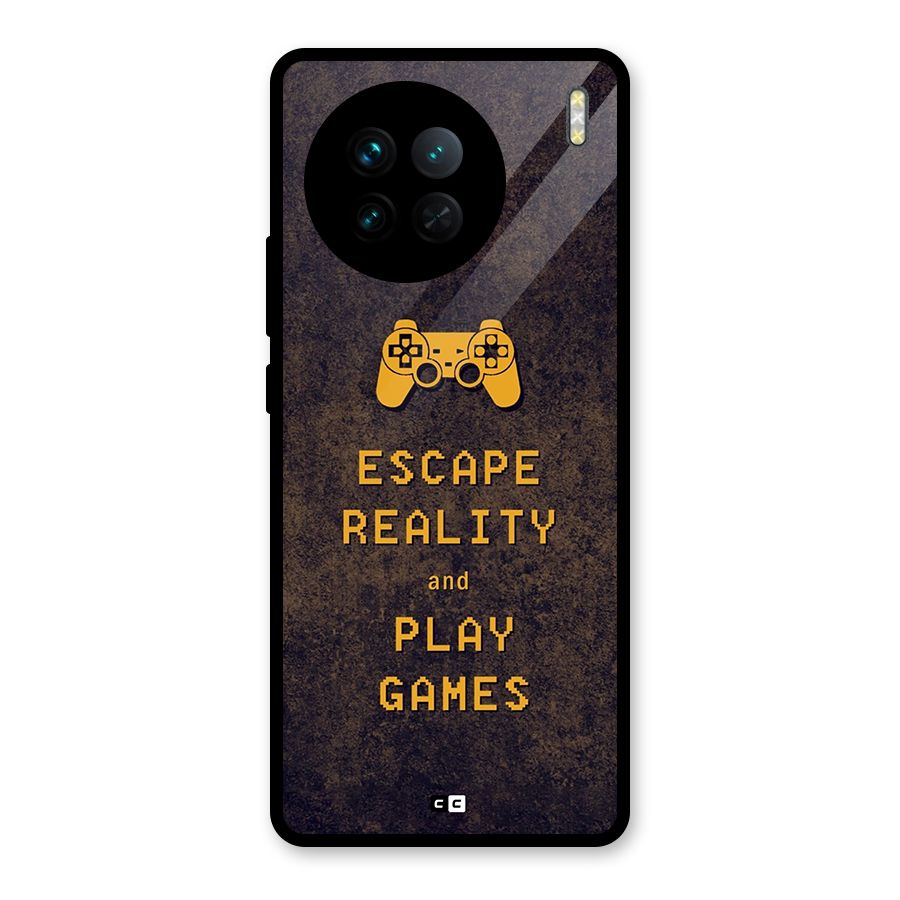 Escape Reality Glass Back Case for Vivo X90