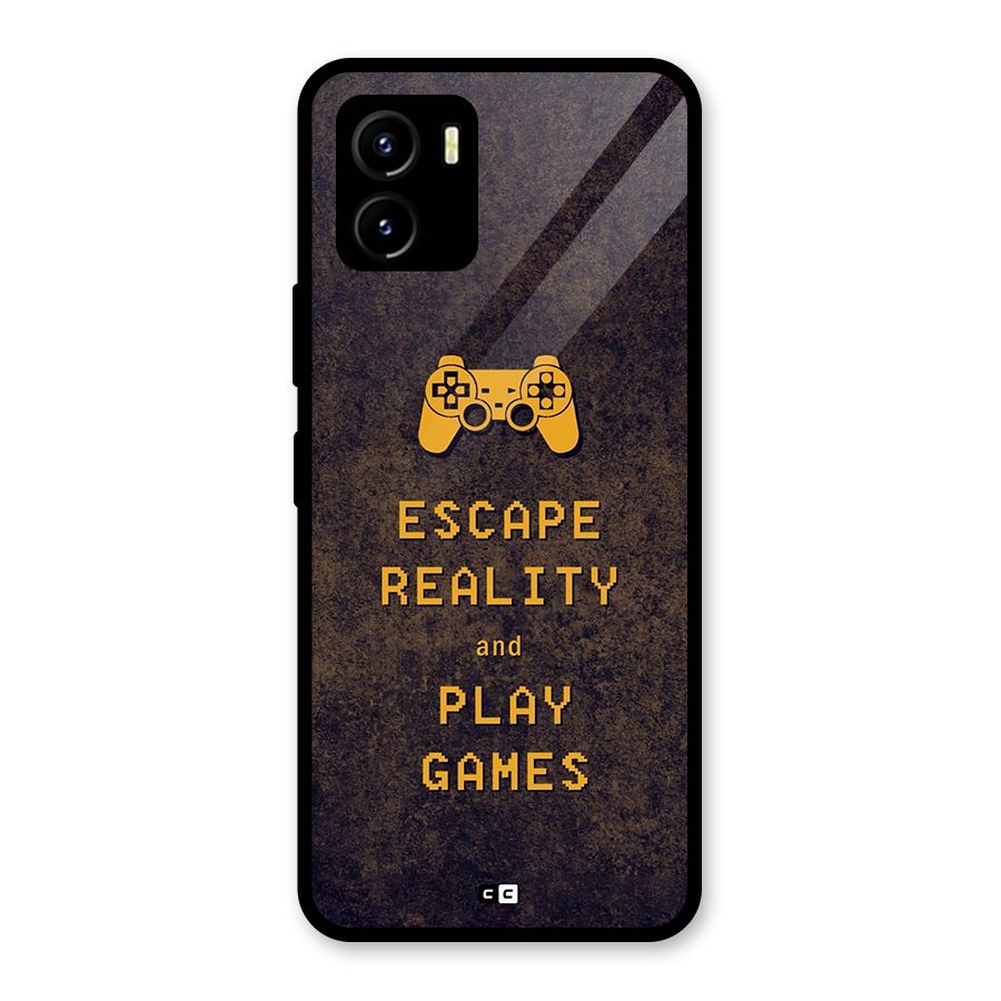 Escape Reality Glass Back Case for Vivo Y15s