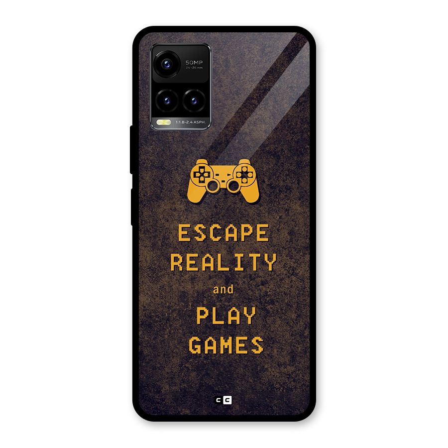 Escape Reality Glass Back Case for Vivo Y21T