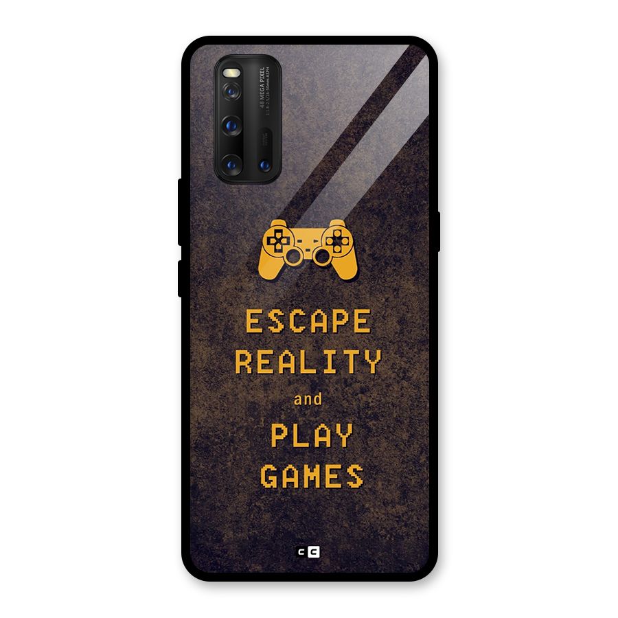 Escape Reality Glass Back Case for Vivo iQOO 3