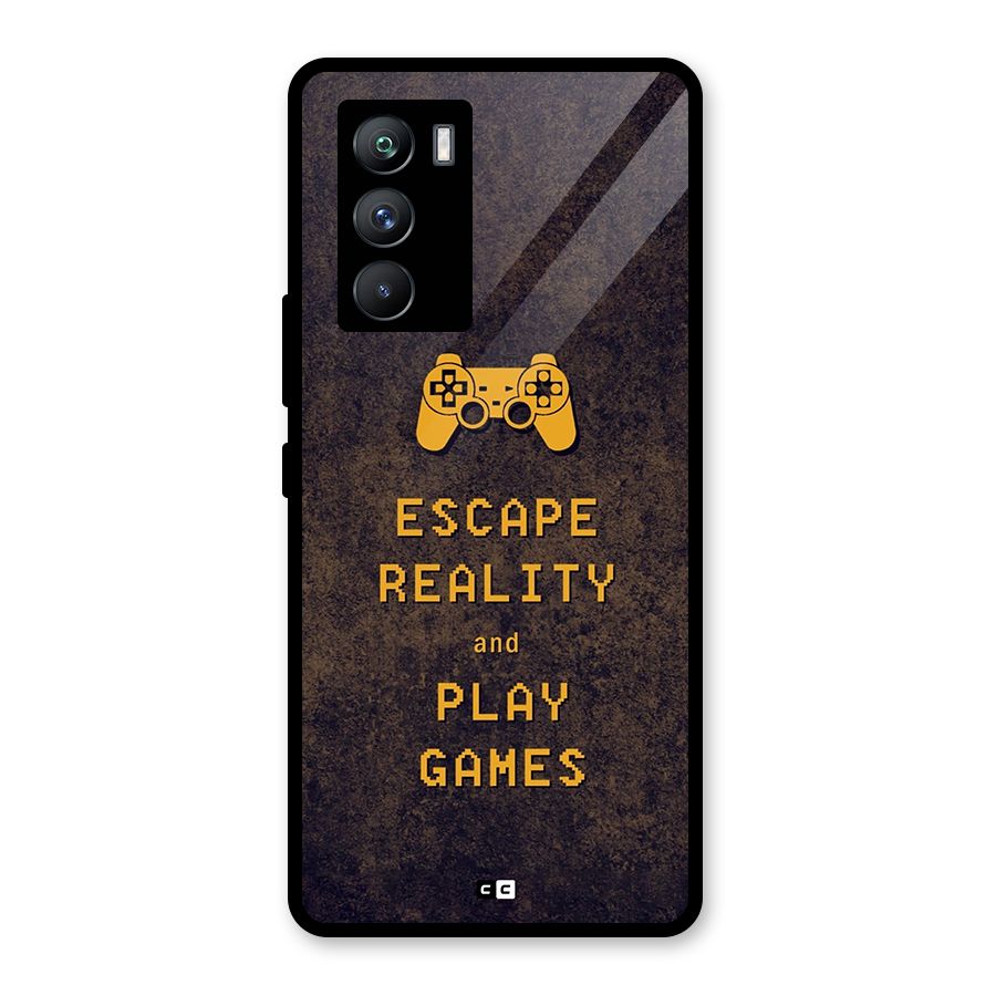 Escape Reality Glass Back Case for Vivo iQOO 9 SE