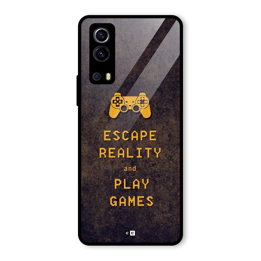 Escape Reality Glass Back Case for Vivo iQOO Z3