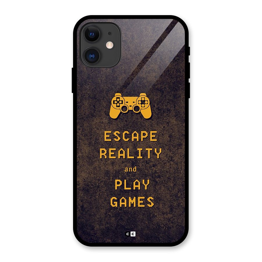 Escape Reality Glass Back Case for iPhone 11