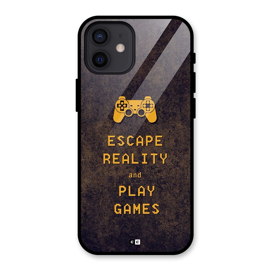 Escape Reality Glass Back Case for iPhone 12