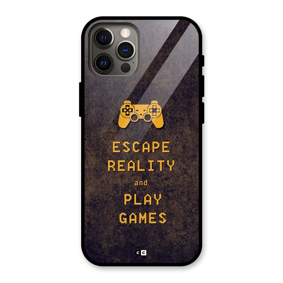 Escape Reality Glass Back Case for iPhone 12 Pro