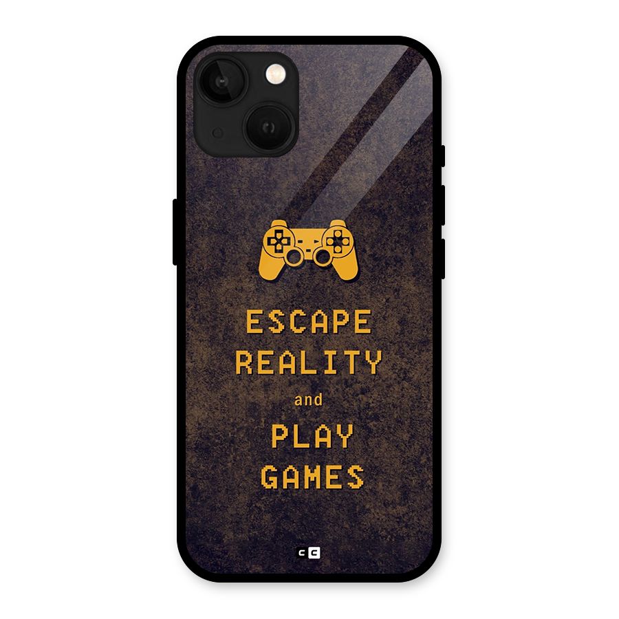 Escape Reality Glass Back Case for iPhone 13