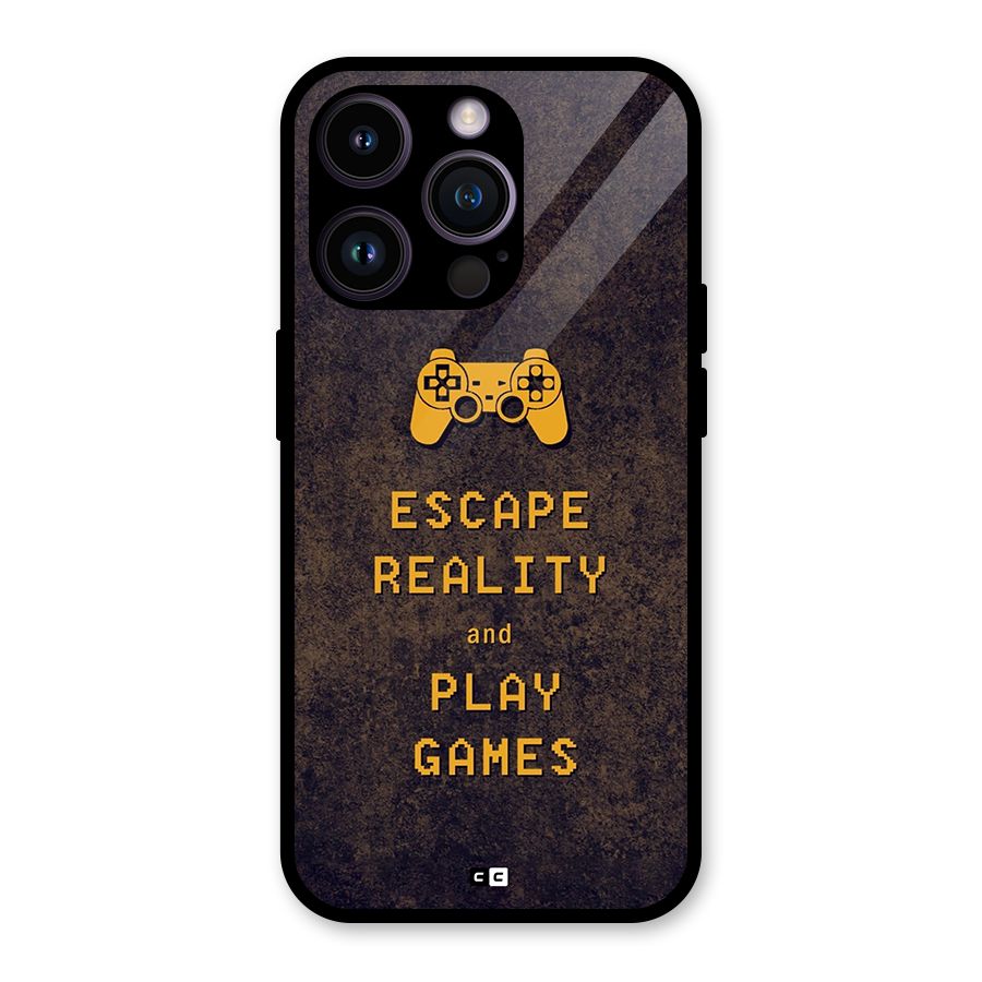 Escape Reality Glass Back Case for iPhone 14 Pro
