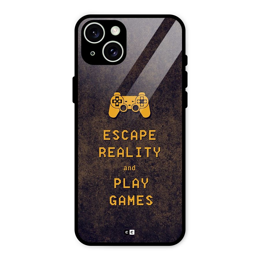 Escape Reality Glass Back Case for iPhone 15 Plus