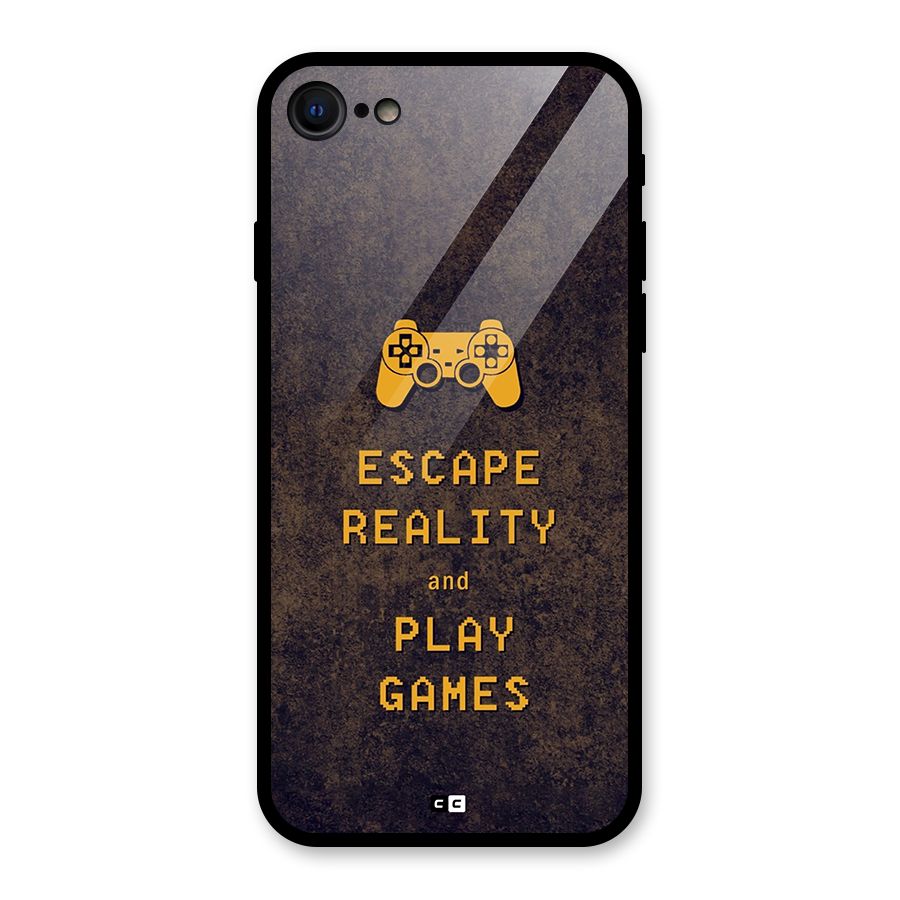 Escape Reality Glass Back Case for iPhone SE 2022